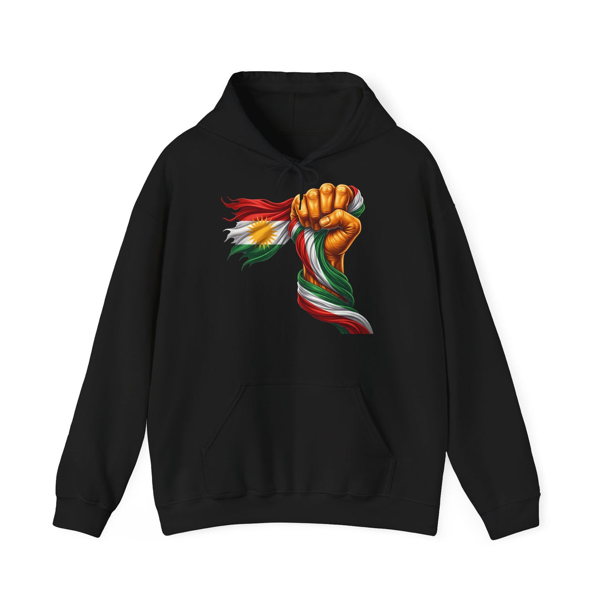 Kurdistan Power Azadi Flagge Geschenkidee - Unisex Hoodie