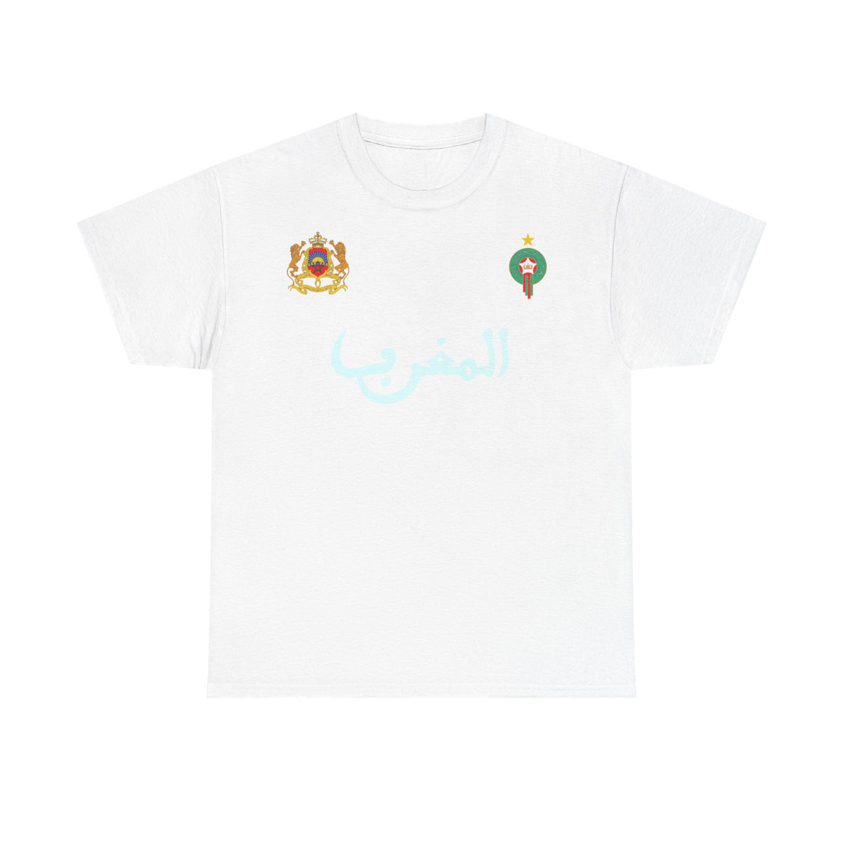 Marruecos Escudo Morocco Bandera Orgullo Fútbol Fan Deporte FIdea de regalo - Camiseta unisex