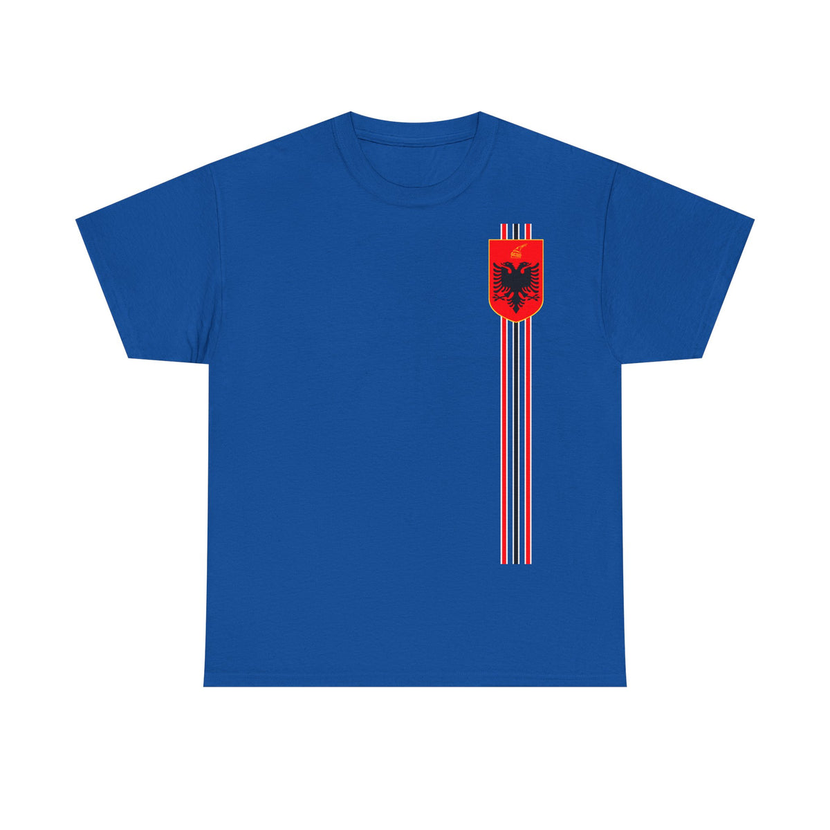 Camiseta unisex de Albania, escudo albanés, bandera, águila, fútbol, aficionado, deporte