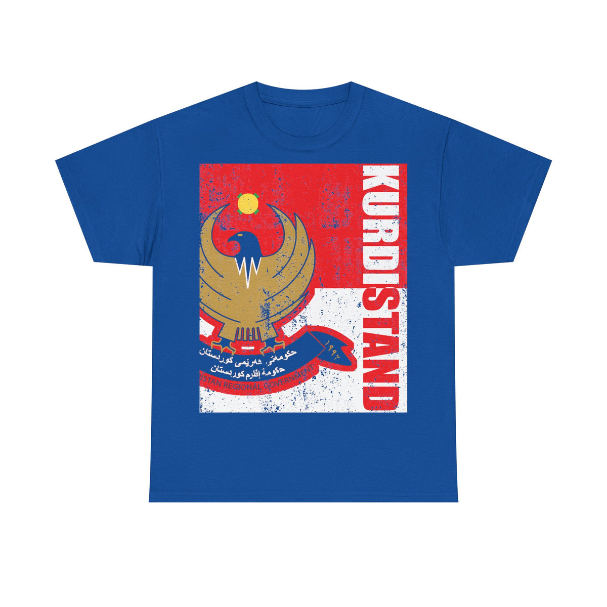 Kurdistán Azadi Escudo Bandera Patria Newroz Regalo - Camiseta unisex
