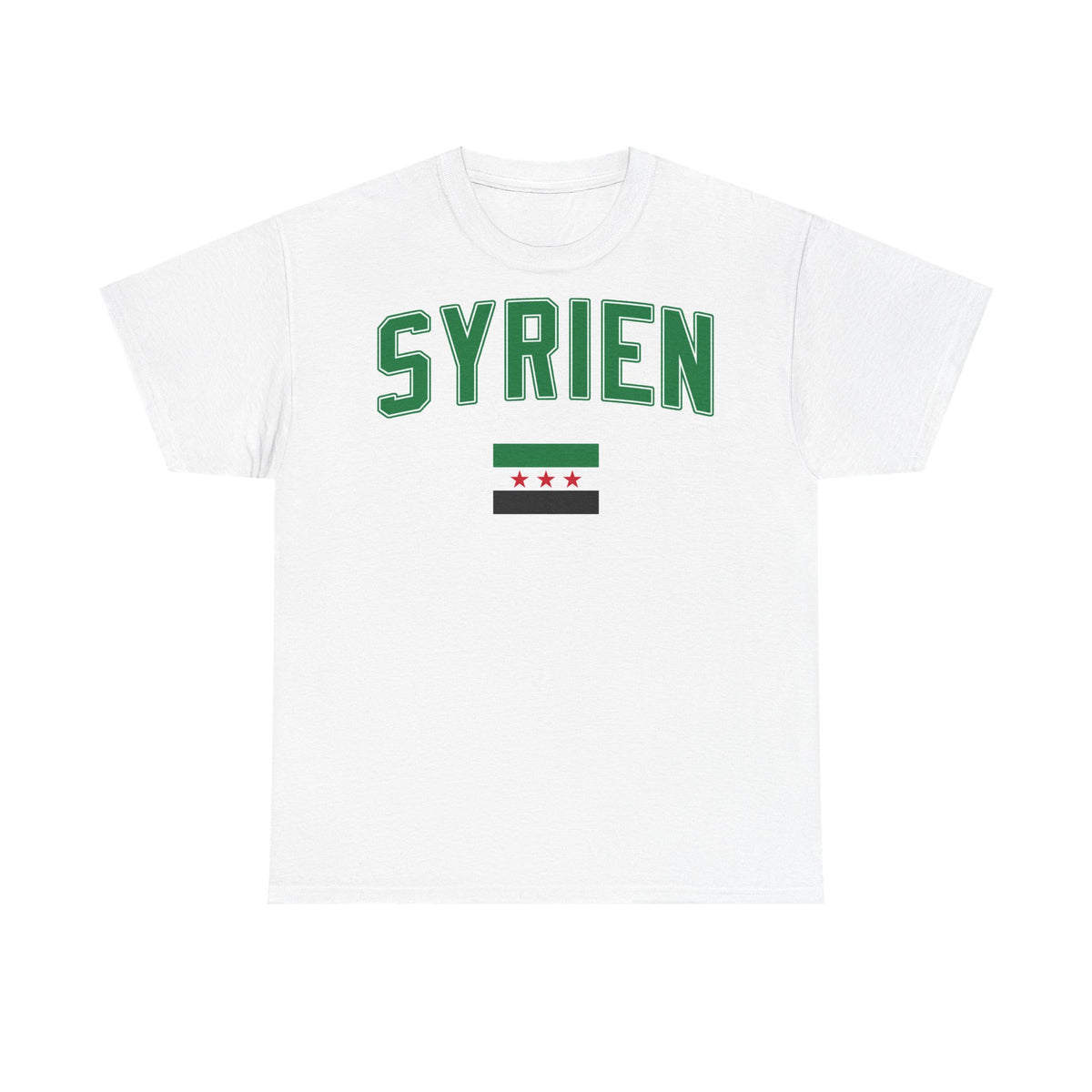 Syria Syrien Wappen Flagge Heimat Sport Fan Geschenkidee - Unisex T-Shirt