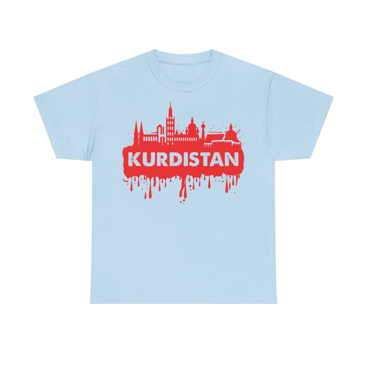Kurdistán Azadi Escudo Bandera Patria Newroz Regalo - Camiseta unisex