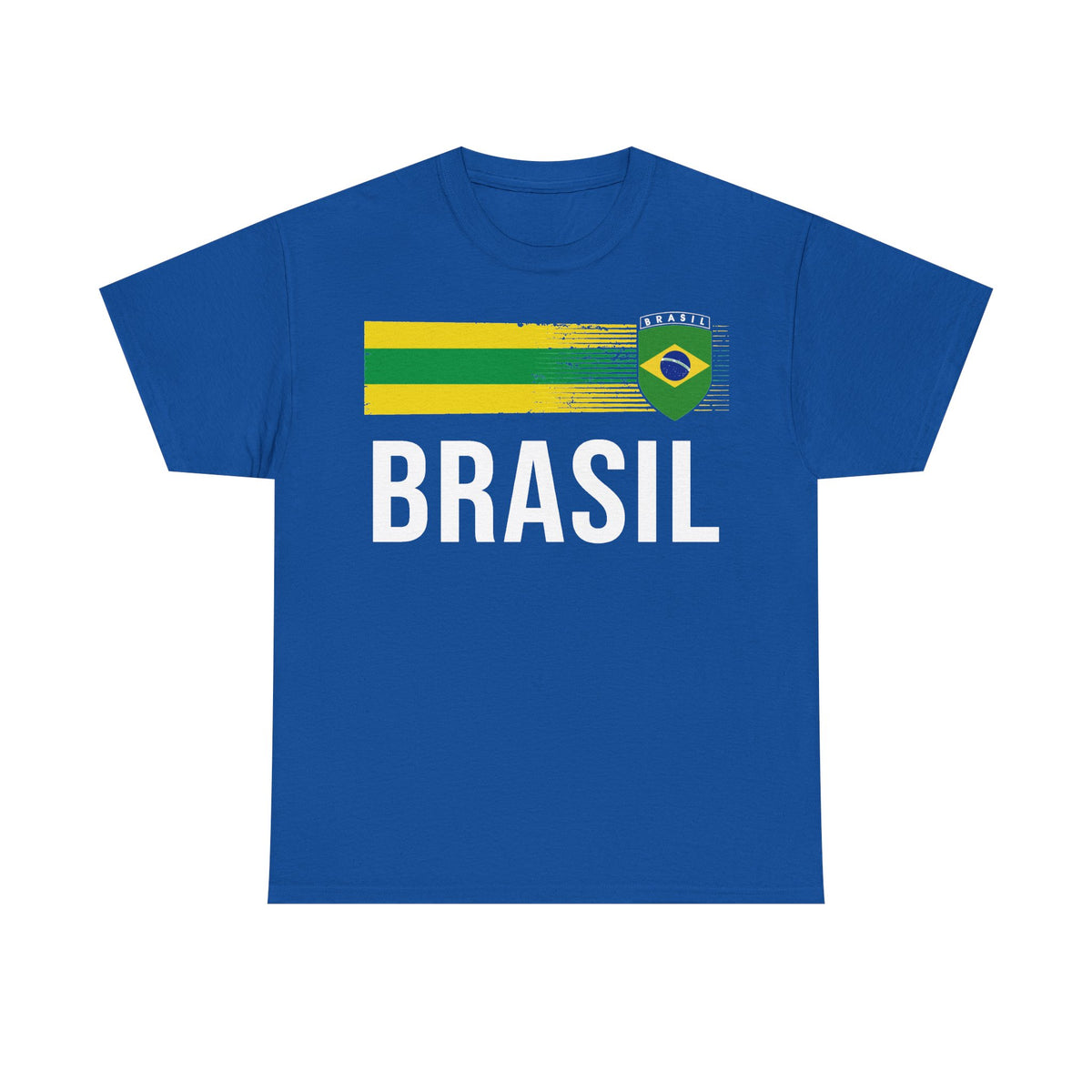 Brazil Brasilien Wappen Flagge Sport Fan Fußball Geschenkidee - Unisex T-Shirt