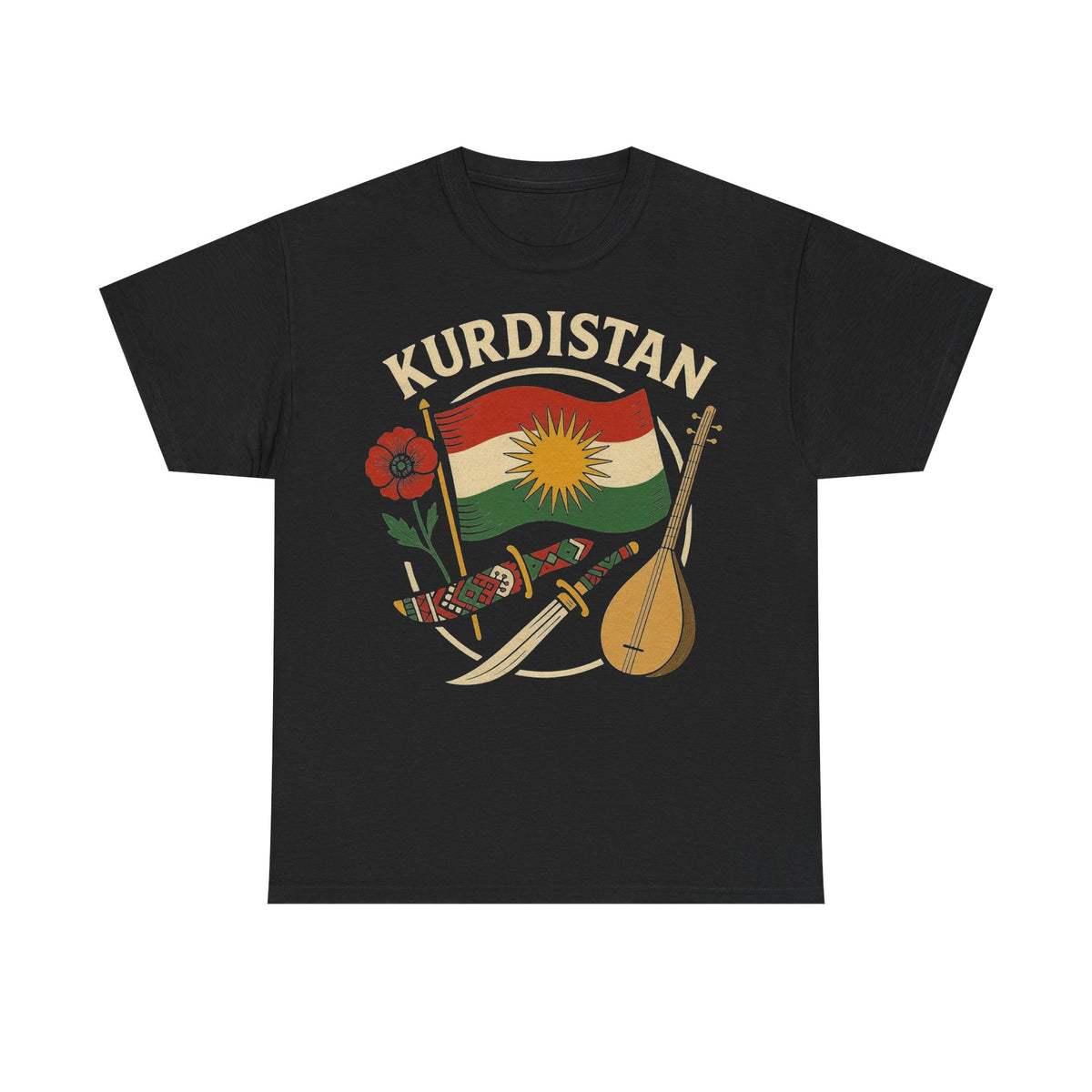Kurdistan Heimat Flagge Azadi Newroz - Unisex T-shirt