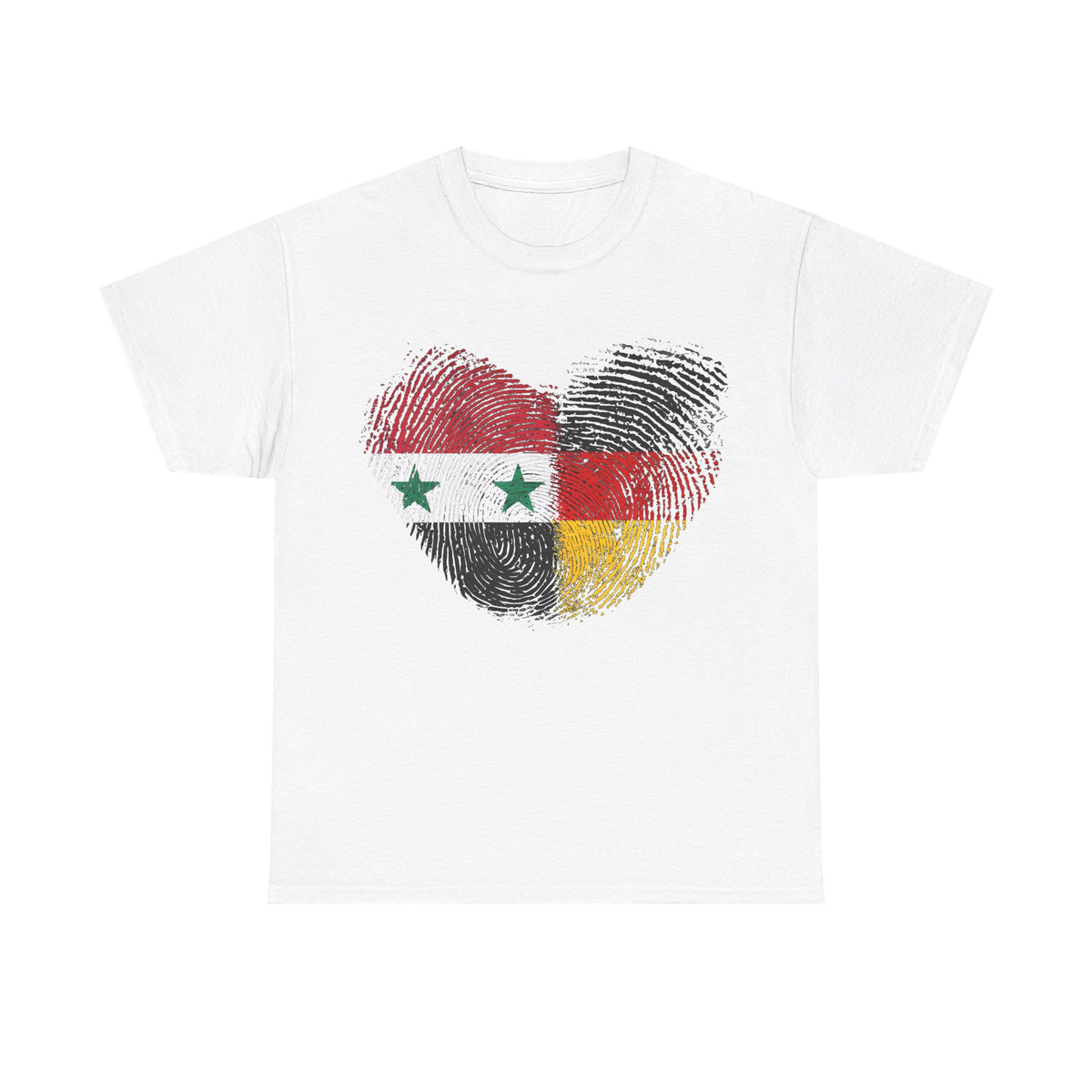 Syria Syrien Wappen Flagge Heimat Sport Fan Geschenkidee - Unisex T-Shirt
