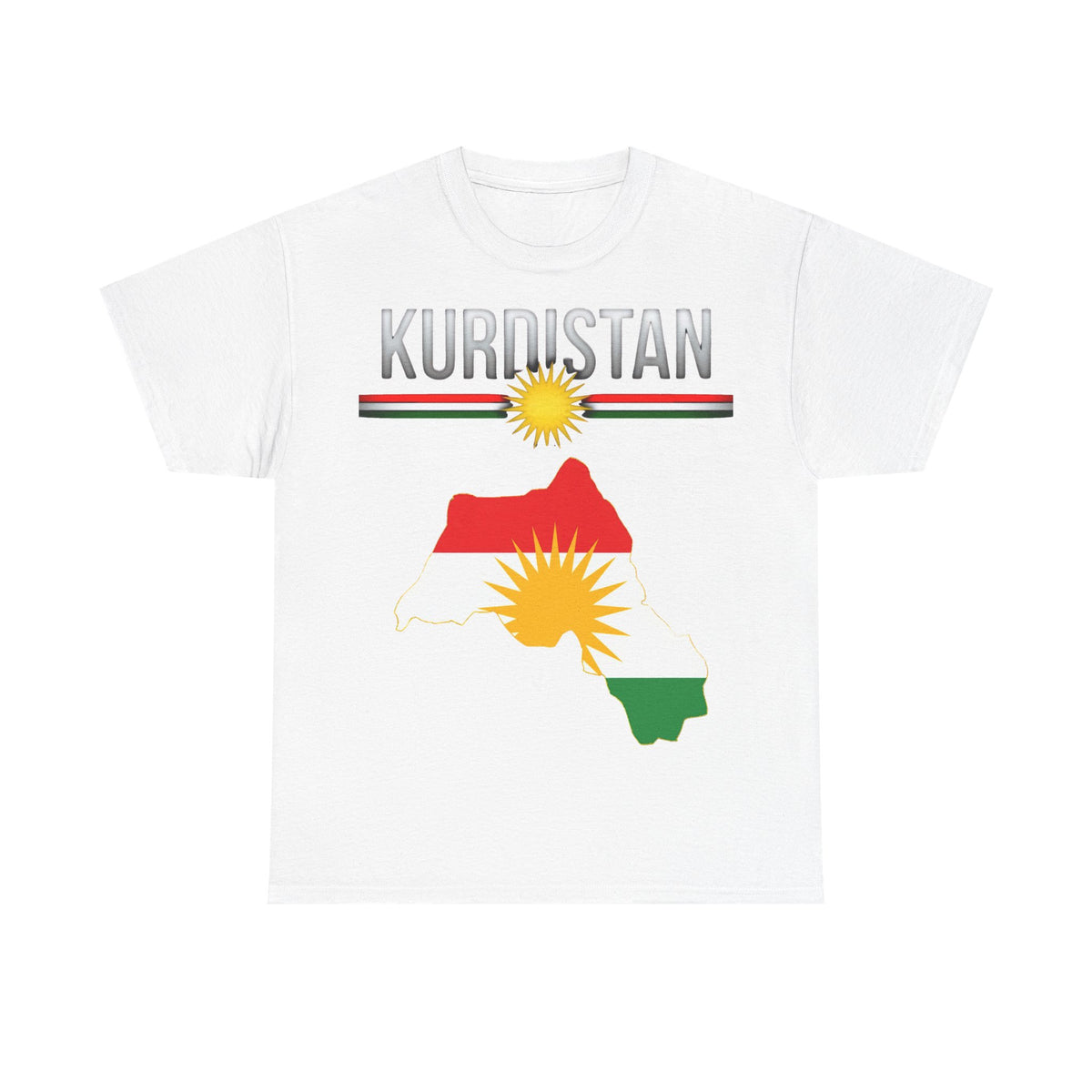 Kurdistan Pride Stolz Flagge Wappen - Unisex T-Shirt