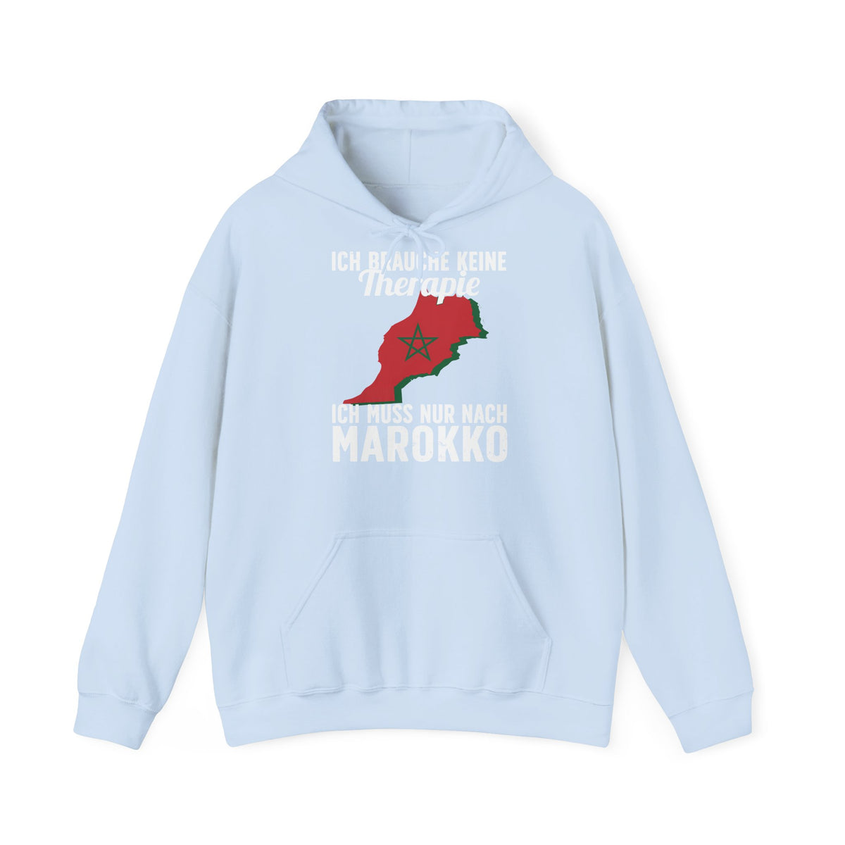 Stemma del Marocco Bandiera del Marocco Orgoglio Tifoso di calcio Sport Idea regalo - Felpa con cappuccio unisex