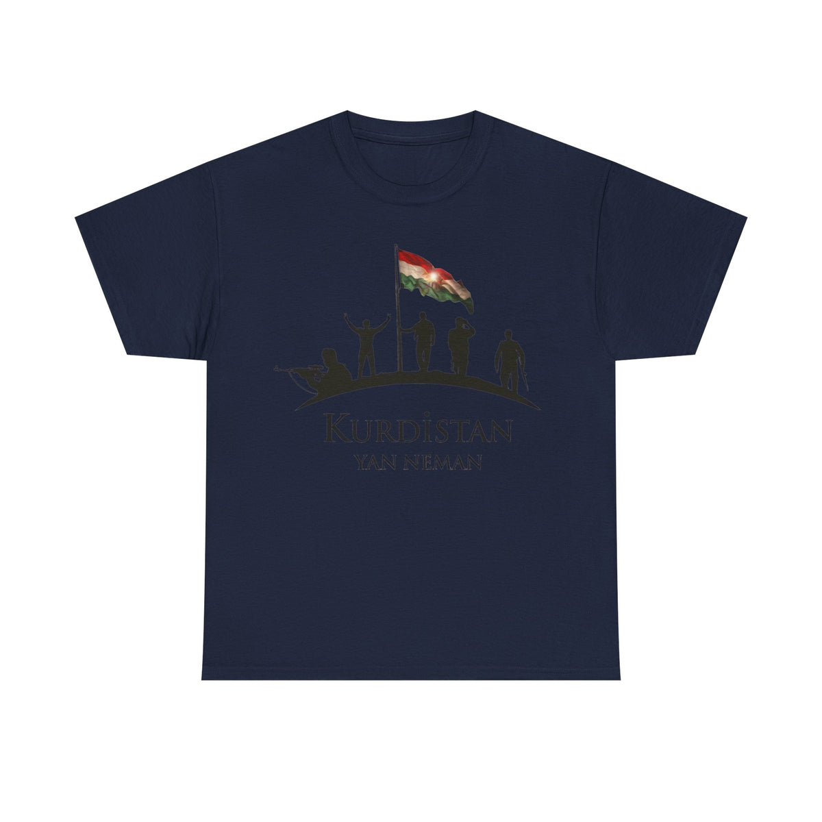 Kurdistan Yan Neman Flagge - Unisex T-Shirt
