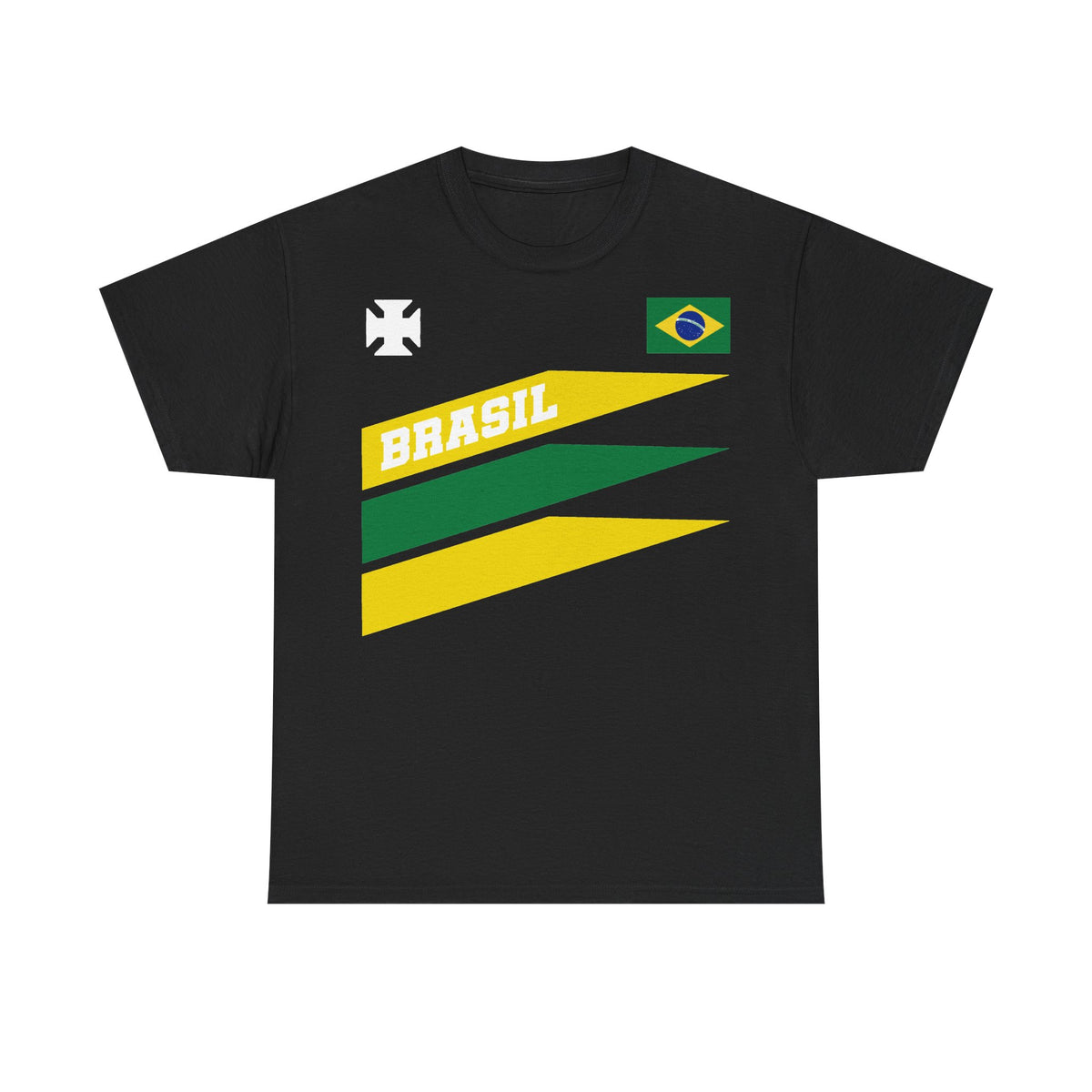 Brazil Brasilien Wappen Flagge Sport Fan Fußball Geschenkidee - Unisex T-Shirt