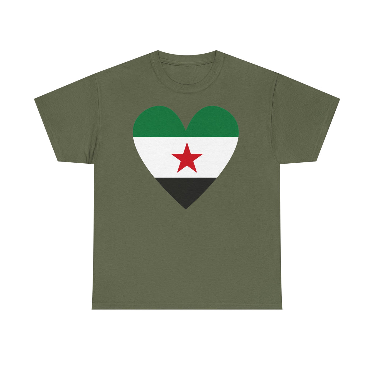 Syria Syrien Wappen Flagge Heimat Sport Fan Geschenkidee - Unisex T-Shirt