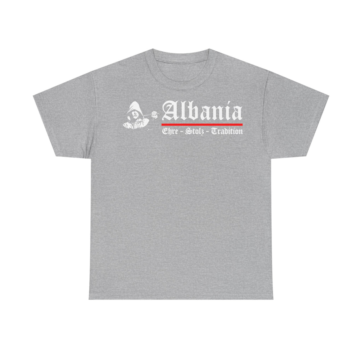 Camiseta unisex de Albania, escudo albanés, bandera, águila, fútbol, aficionado, deporte