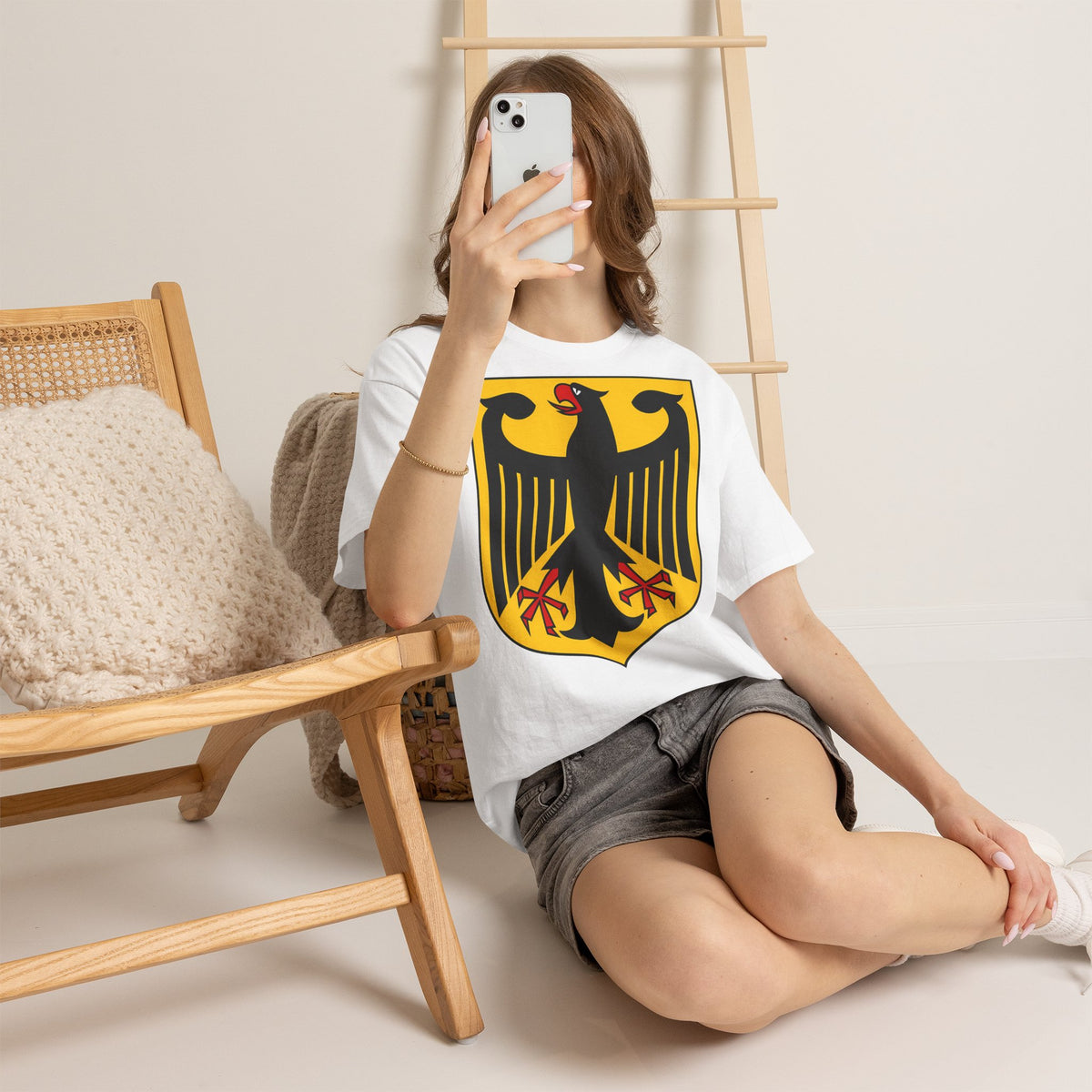 Deutschland Wappen Adler Stolz - Unisex T-Shirt