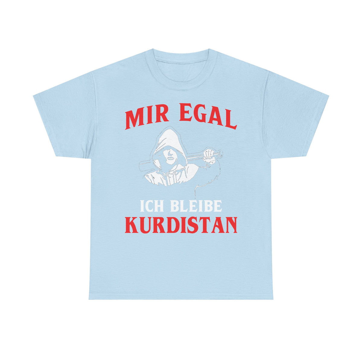 Kurdistán Azadi Escudo Bandera Patria Newroz Regalo - Camiseta unisex