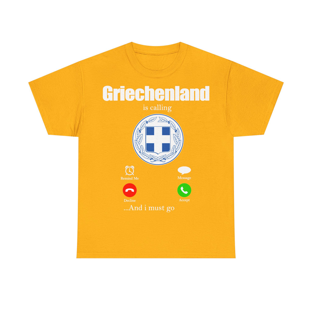 Grecia Grecia Bandera Escudo Patria Fútbol Deporte Aficionado Idea de regalo - Camiseta unisex