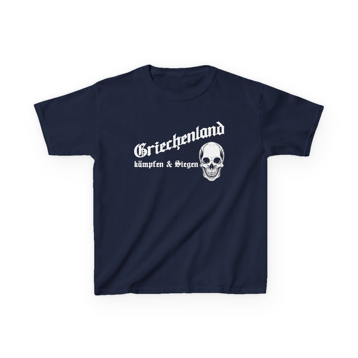 Greece Griechenland Flagge Wappen Heimat Fußball Sport Fan Geschenkidee - Für Kinder & Jugendliche Unisex T-Shirt