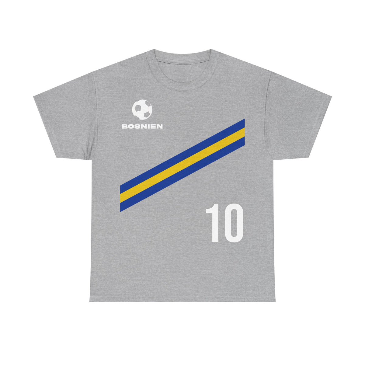 Bosnia Wappen Flagge Stolz Heimat Fußball fan Geschenkidee - Unisex T-Shirt