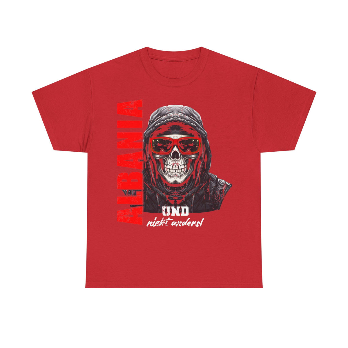 Albania Wappen Shqiptar Flagge Adler Fußball Fan Sport Unisex T Shirt