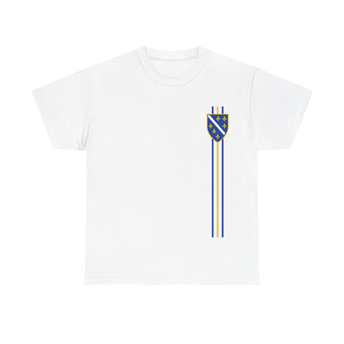 Bosnia escudo bandera fútbol deporte fan idea de regalo - Camiseta unisex
