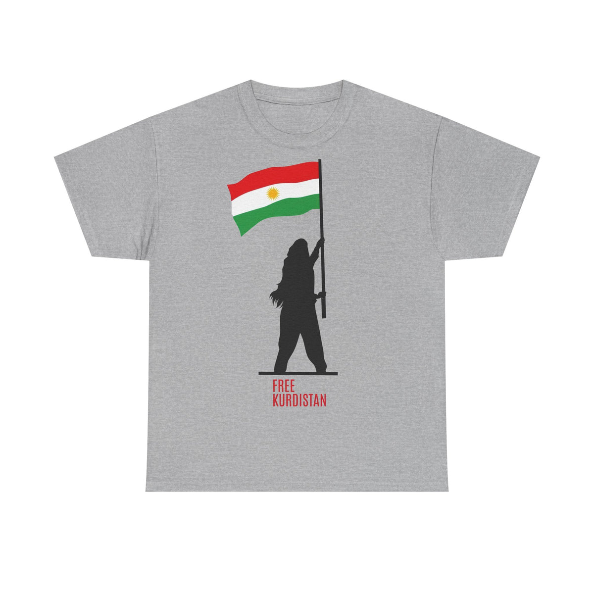 Kurdistan AZADI Flagge Heimat - Unisex T-Shirt