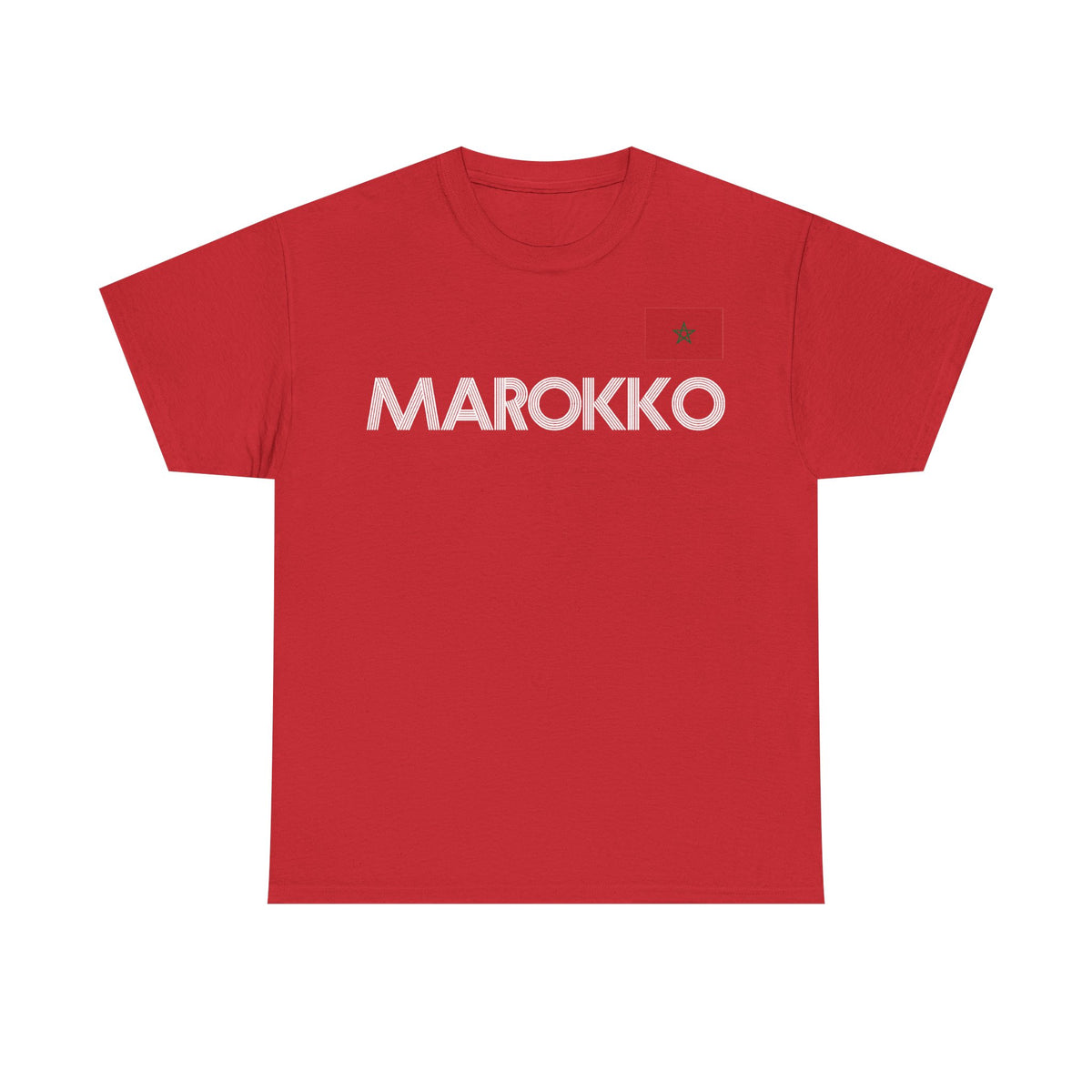 Marruecos Escudo Morocco Bandera Orgullo Fútbol Fan Deporte FIdea de regalo - Camiseta unisex