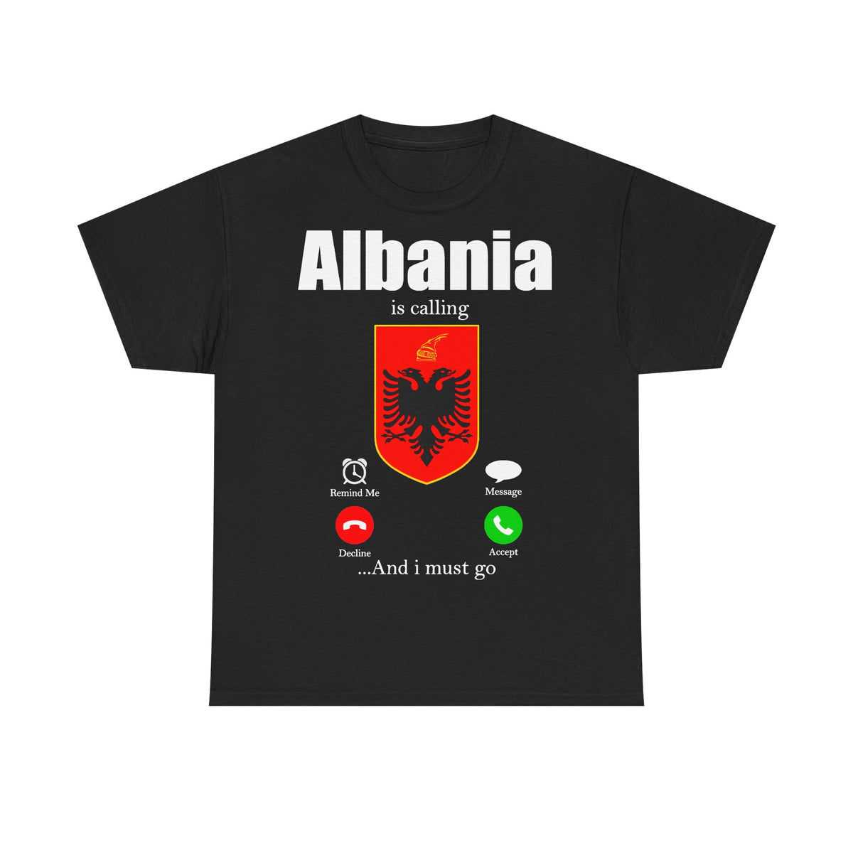 Camiseta unisex de Albania, escudo albanés, bandera, águila, fútbol, aficionado, deporte
