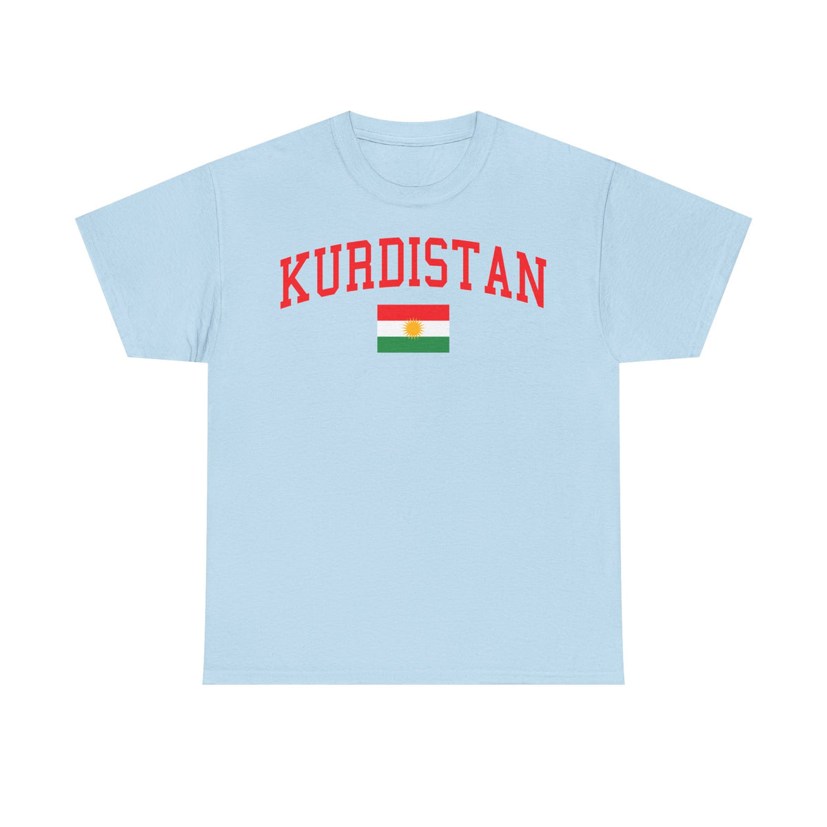 Kurdistán Azadi Escudo Bandera Patria Newroz Regalo - Camiseta unisex