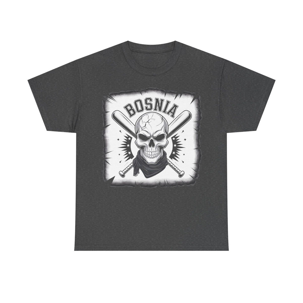 Bosnia Wappen Flagge Stolz Heimat Fußball fan Geschenkidee - Unisex T-Shirt