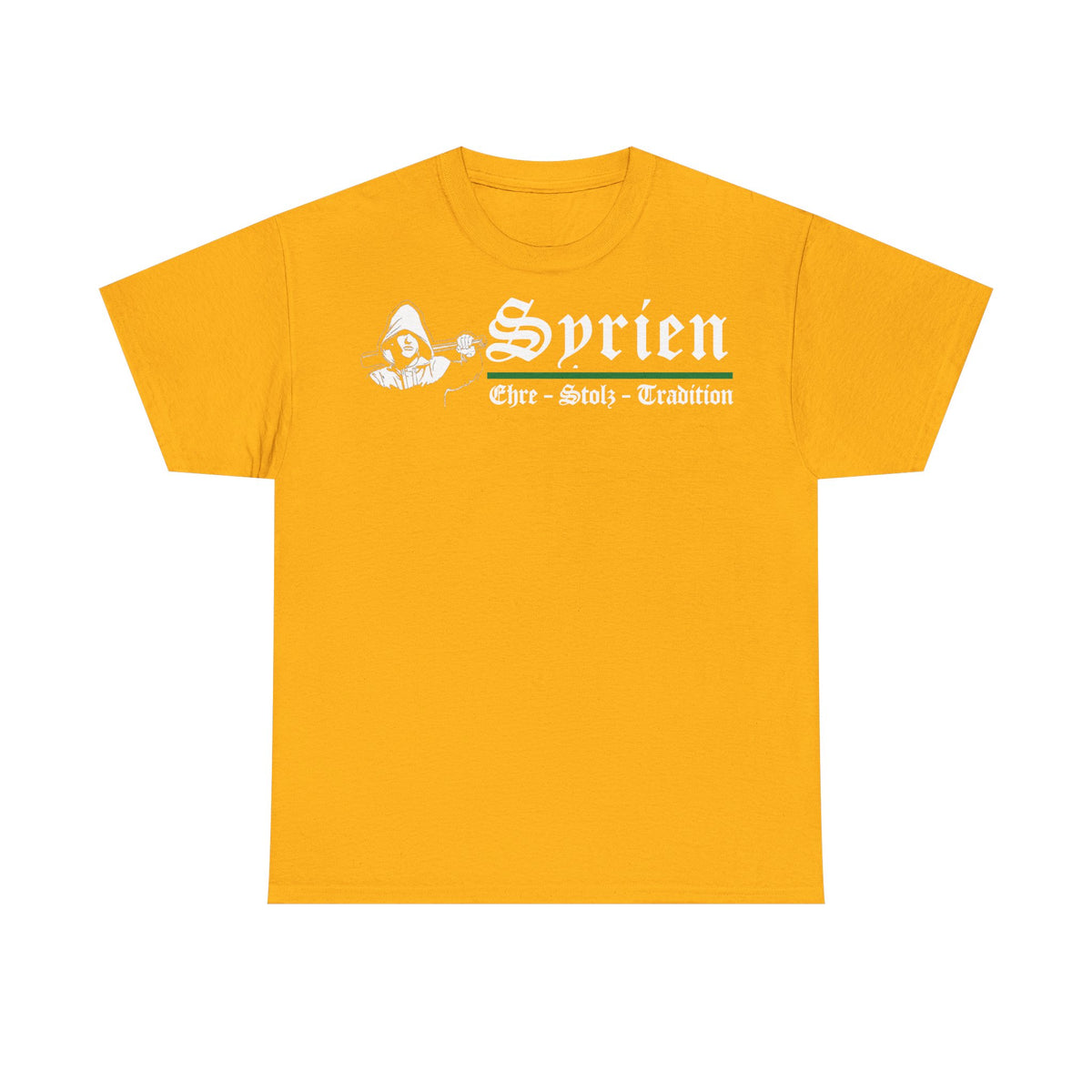 Syria Syrien Wappen Flagge Heimat Sport Fan Geschenkidee - Unisex T-Shirt