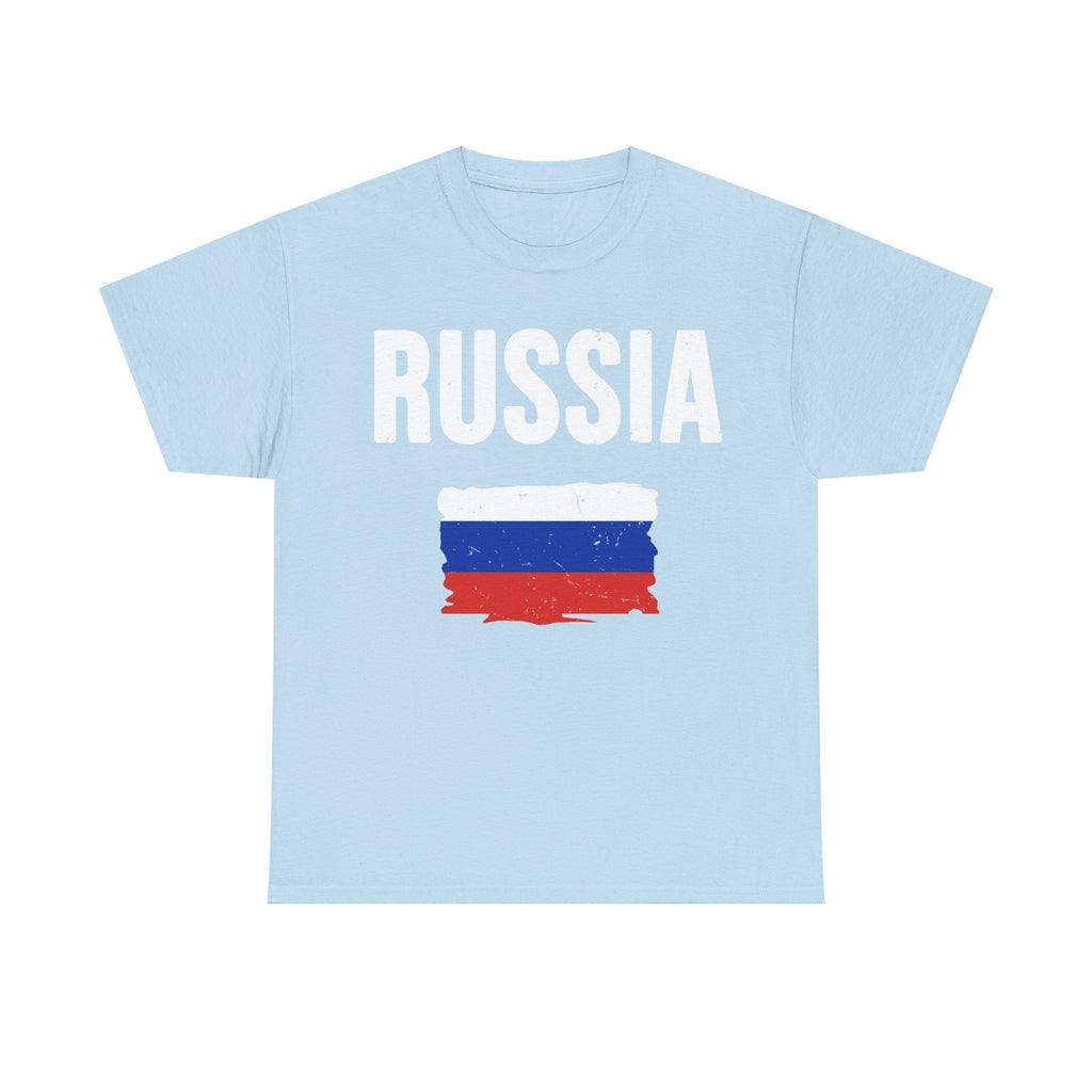 Russia Flagge Wappen Geschenkidee - Unisex T-Shirt