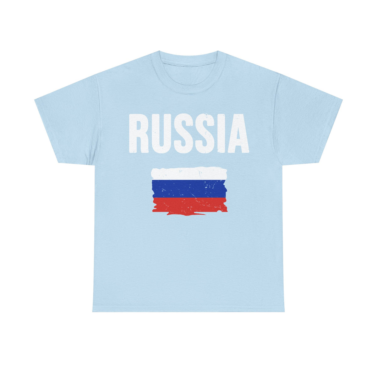 Russia Flagge Wappen Geschenkidee - Unisex T-Shirt