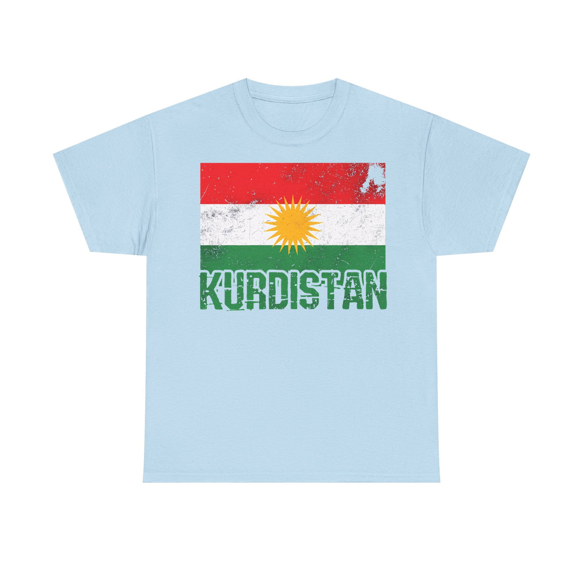 Kurdistán Azadi Escudo Bandera Patria Newroz Regalo - Camiseta unisex