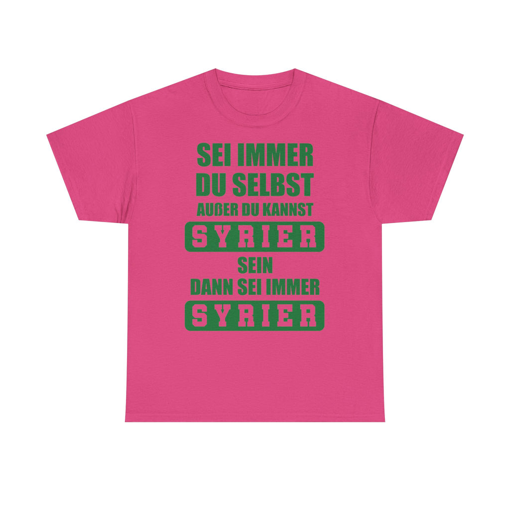 Syria Syrien Wappen Flagge Heimat Sport Fan Geschenkidee - Unisex T-Shirt