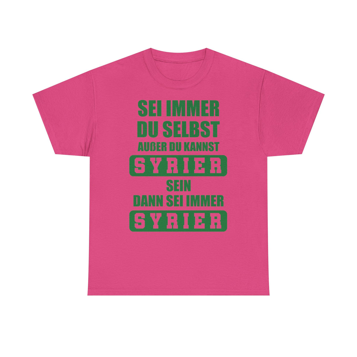 Syria Syrien Wappen Flagge Heimat Sport Fan Geschenkidee - Unisex T-Shirt