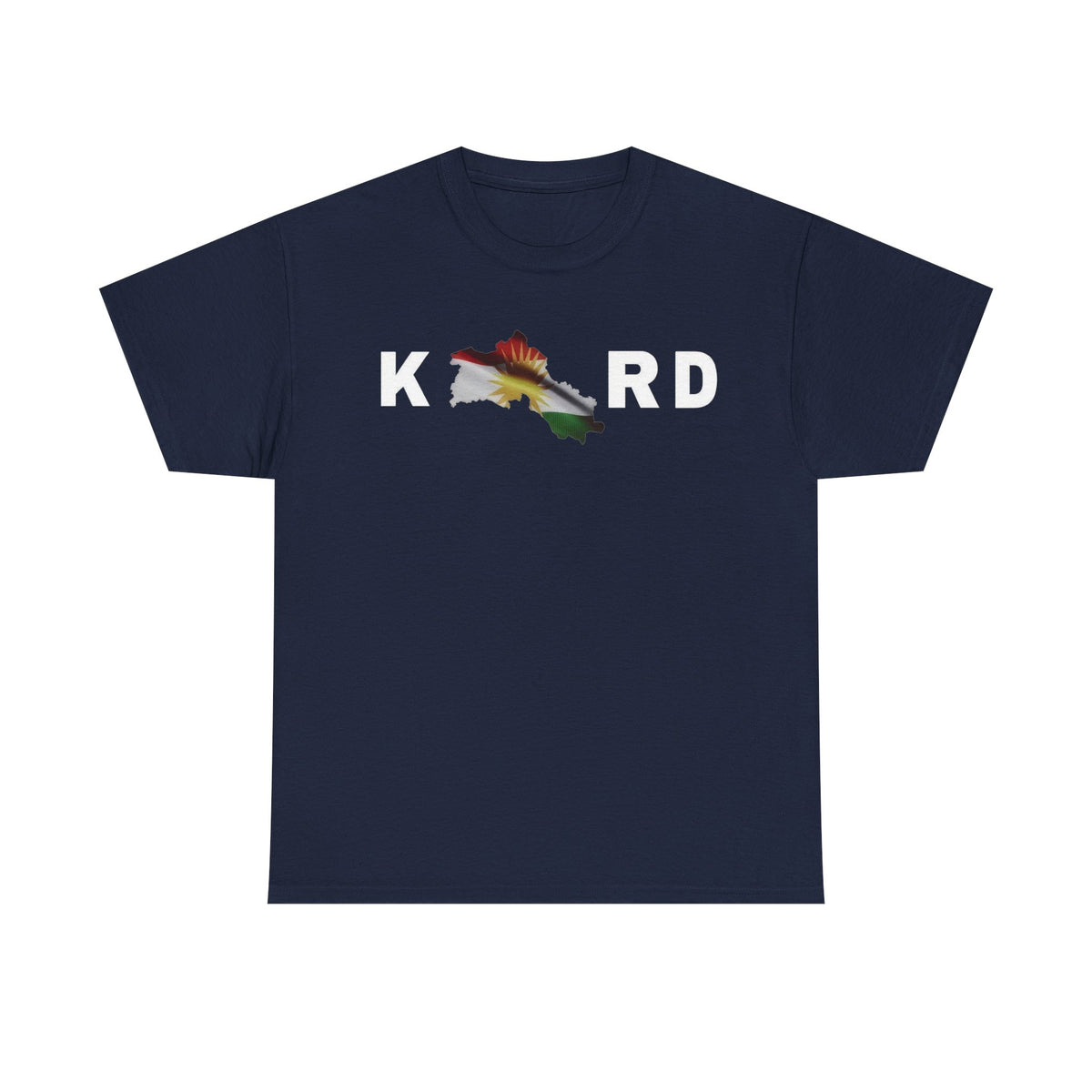 Kurdistan Kurd Karte Flagge Wappen Azadi - Unisex T-Shirt