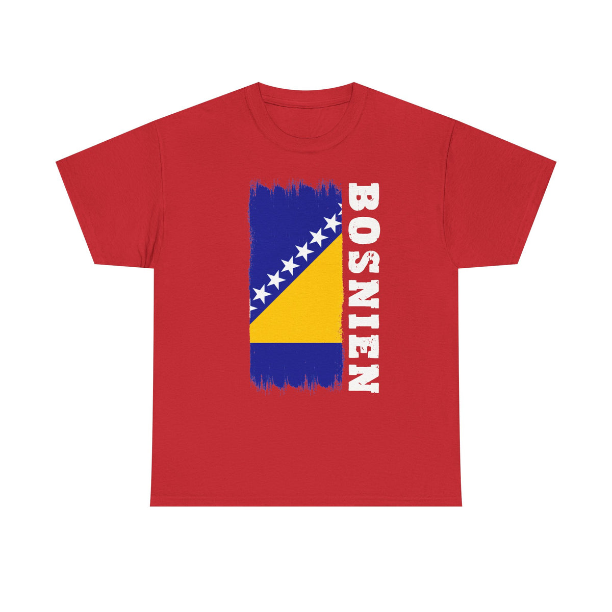 Bosnia Wappen Flagge Stolz Heimat Fußball fan Geschenkidee - Unisex T-Shirt