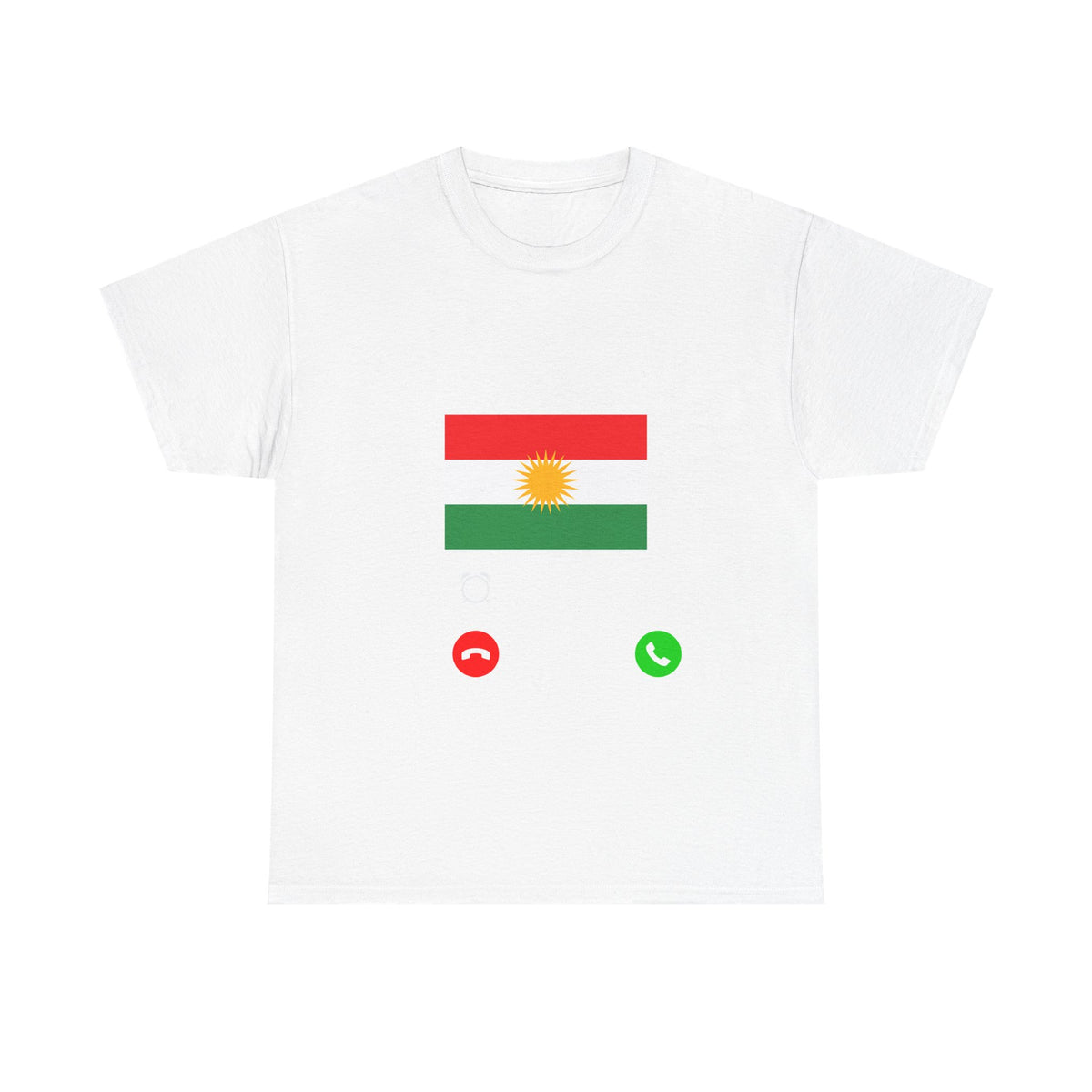 Kurdistán Azadi Escudo Bandera Patria Newroz Regalo - Camiseta unisex