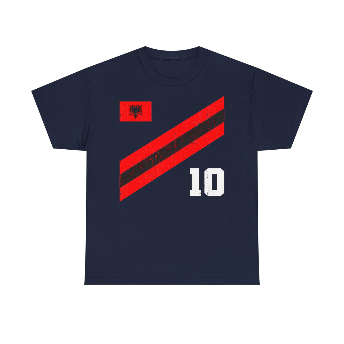 Camiseta unisex de Albania, escudo albanés, bandera, águila, fútbol, aficionado, deporte