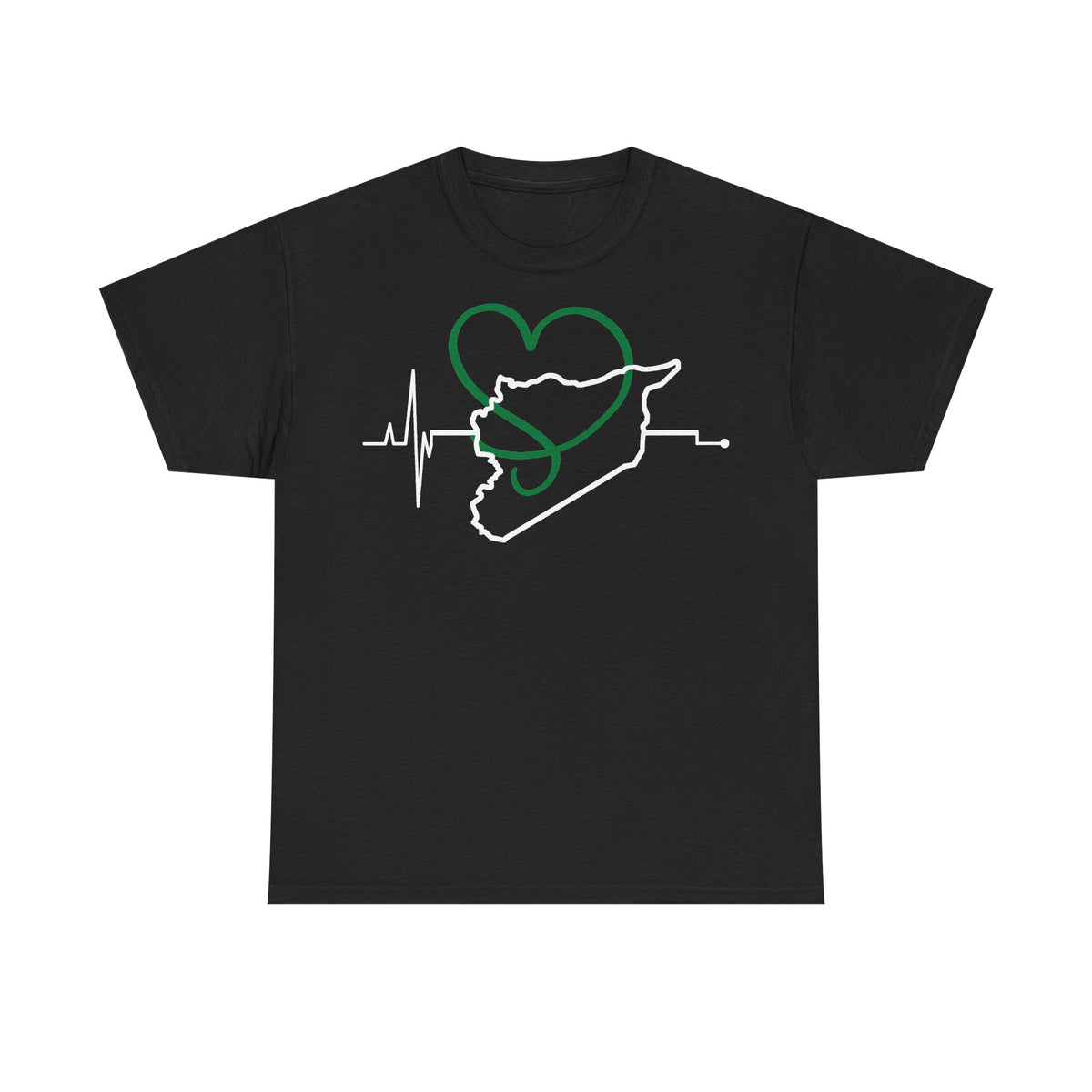 Syria Syrien Wappen Flagge Heimat Sport Fan Geschenkidee - Unisex T-Shirt