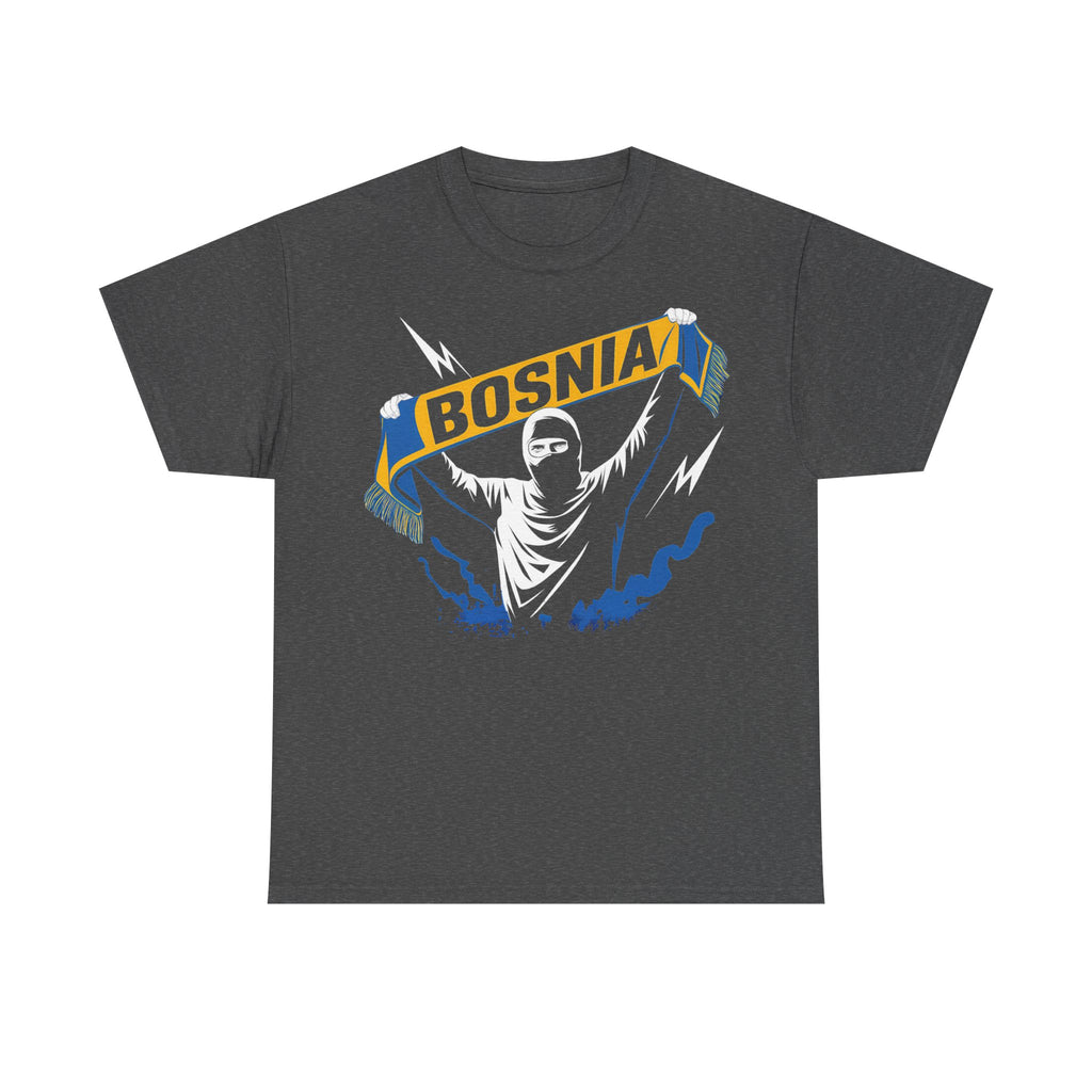 Bosnia Wappen Flagge Stolz Heimat Fußball fan Geschenkidee - Unisex T-Shirt