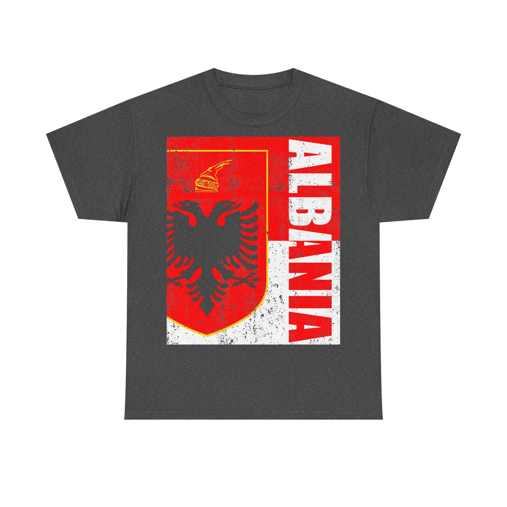Albania Wappen Shqiptar Flagge Adler Fußball Fan Sport Unisex T Shirt