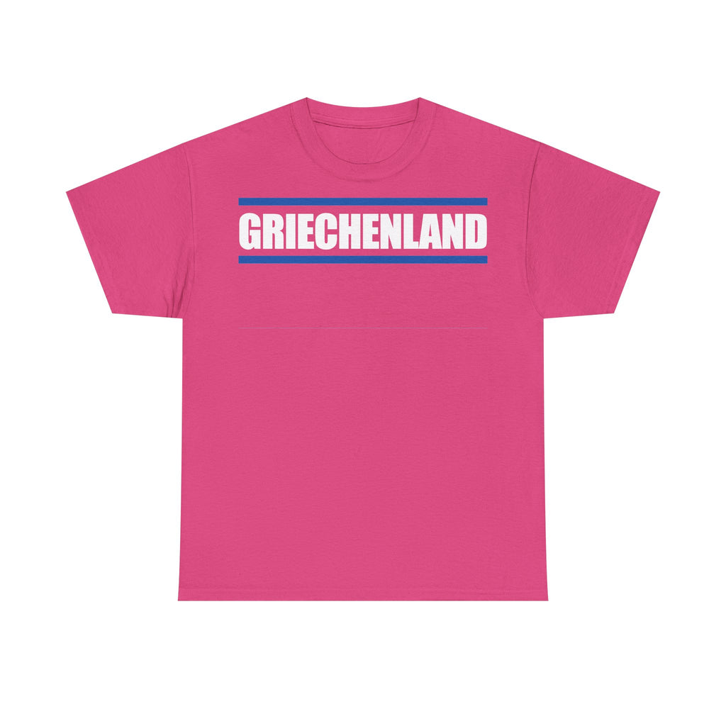 Greece Griechenland Flagge Wappen Heimat Fußball Sport Fan Geschenkidee - Unisex T-Shirt
