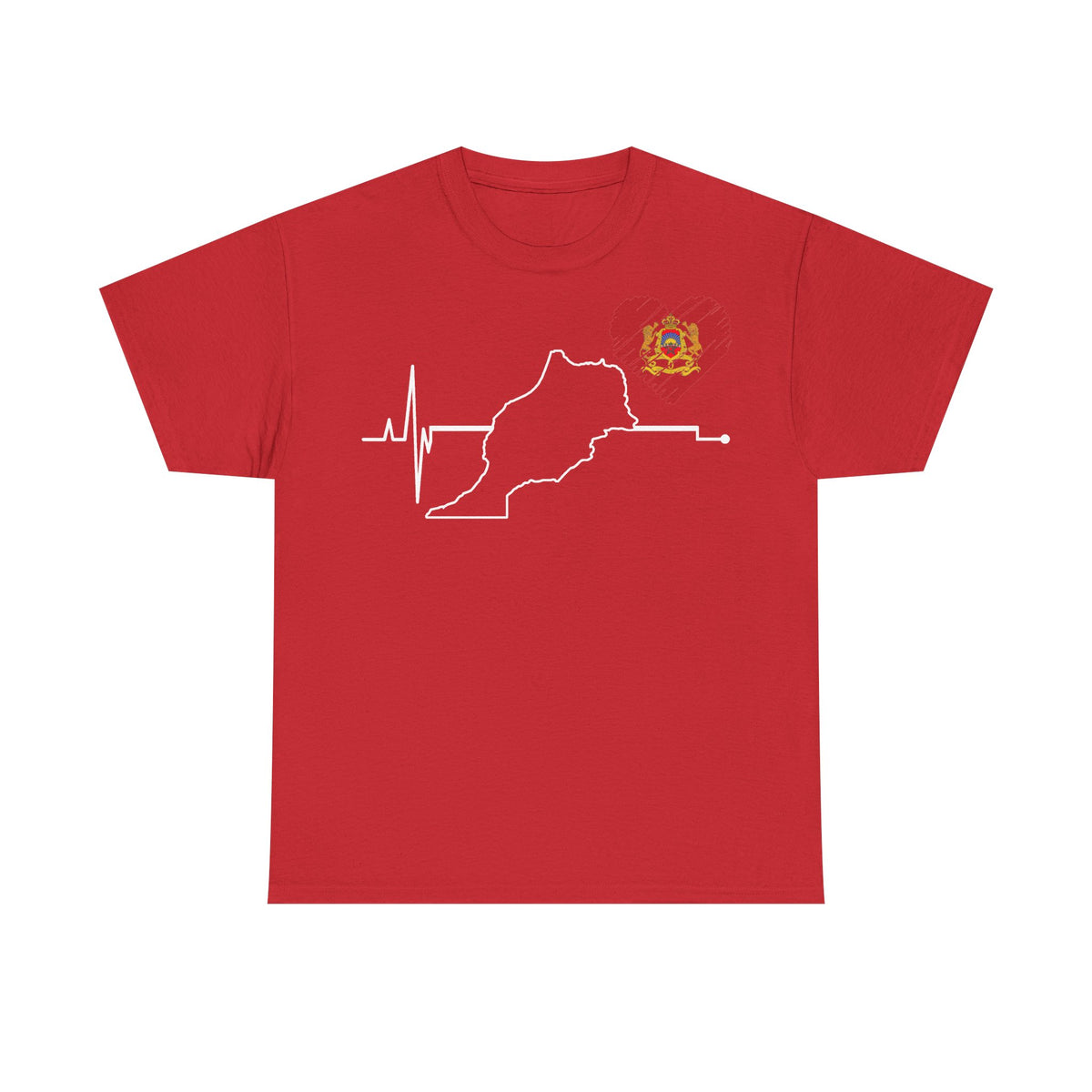 Marruecos Escudo Morocco Bandera Orgullo Fútbol Fan Deporte FIdea de regalo - Camiseta unisex