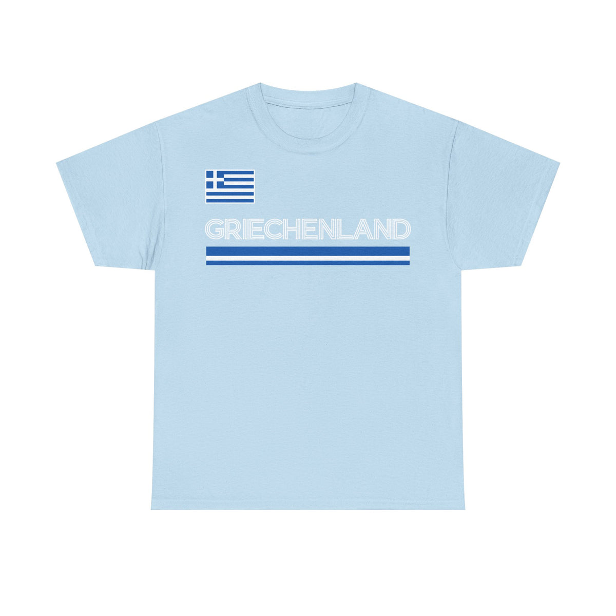 Grecia Grecia Bandera Escudo Patria Fútbol Deporte Aficionado Idea de regalo - Camiseta unisex