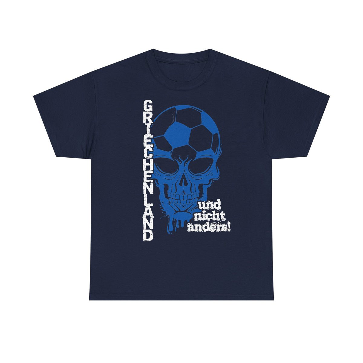 Grecia Grecia Bandera Escudo Patria Fútbol Deporte Aficionado Idea de regalo - Camiseta unisex