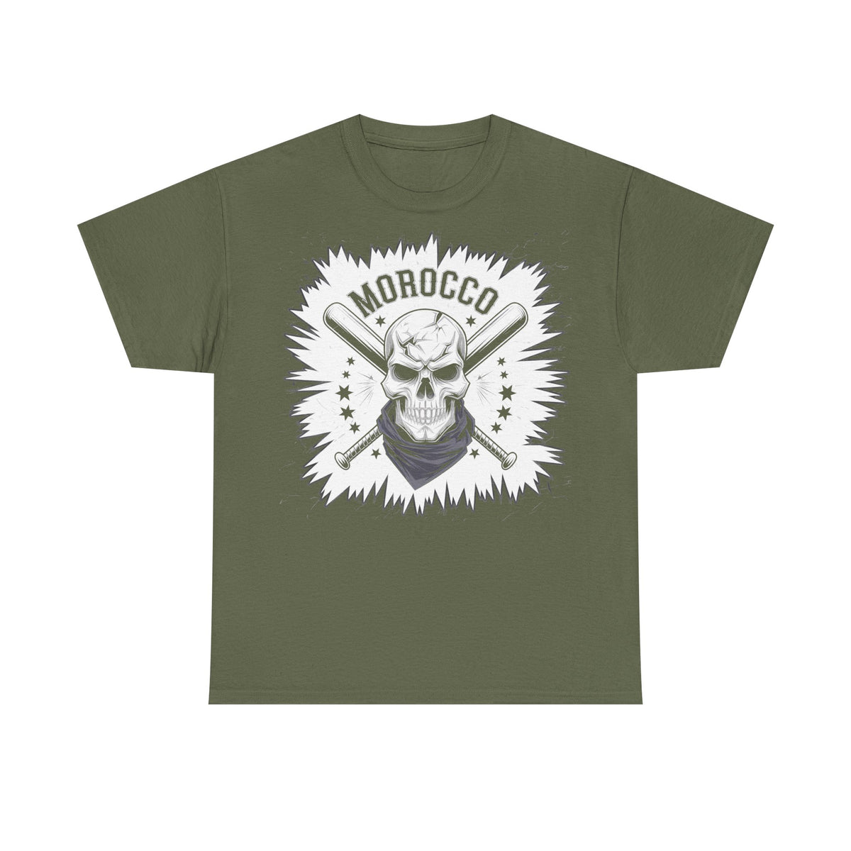 Escudo de hooligan de Marruecos Bandera de Marruecos Fútbol Aficionado Deporte Idea de regalo - Camiseta unisex