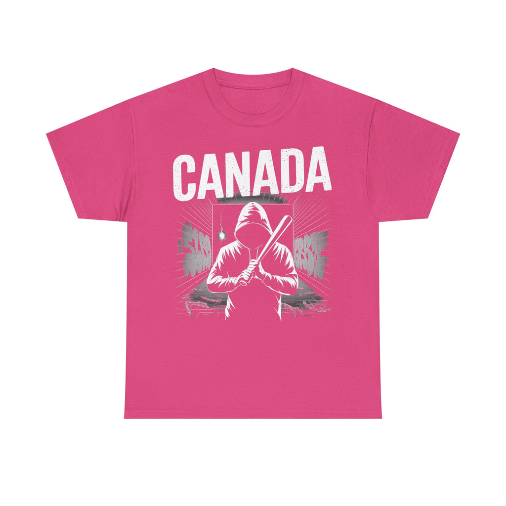 Canada Kanada Hooligan Wappen Flagge Fan Sport Fußball Geschenkidee - Unisey T-Shirt
