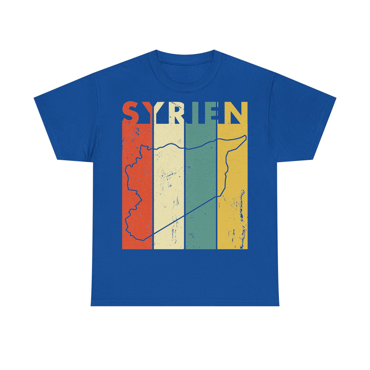 Syria Syrien Wappen Flagge Heimat Sport Fan Geschenkidee - Unisex T-Shirt
