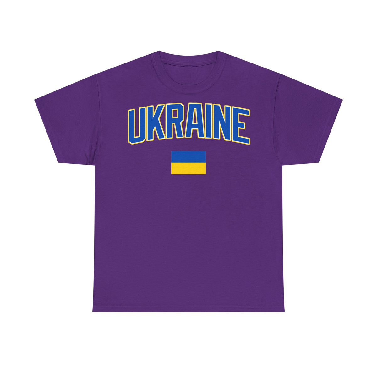 Bandera de Ucrania escudo idea de regalo afición al deporte moda vintage - Camiseta unisex