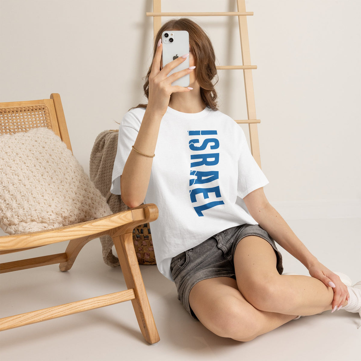 Israel Wappen Flagge Fan Geschenkidee Fashion - Unisex T-Shirt