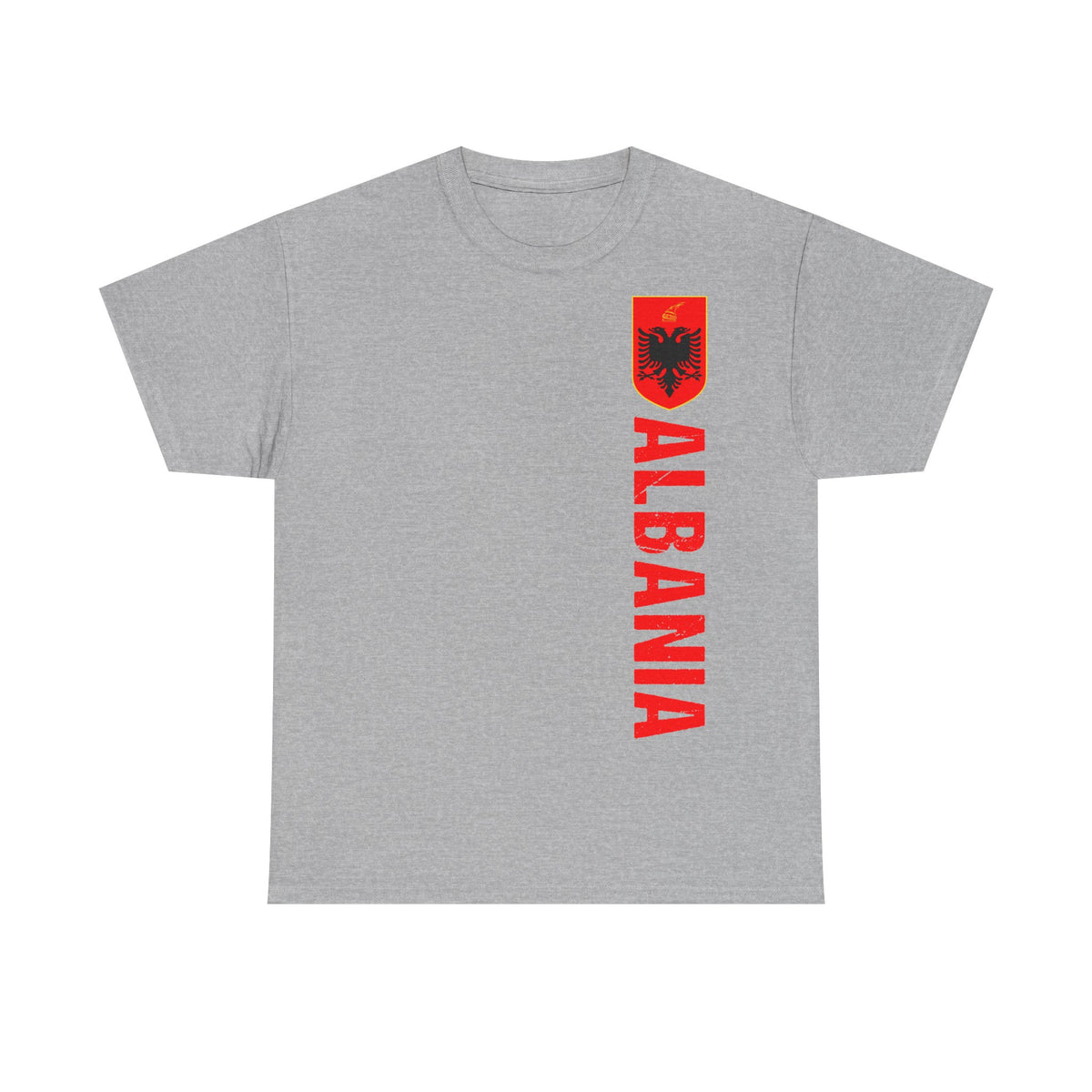 Albania Wappen Shqiptar Flagge Adler Fußball Fan Sport Unisex T Shirt